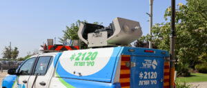 מערכת הרחפנים האוטונומיים AutoDrone מותקנת על רכב של נתיבי ישראל